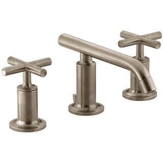 kohler purist shower curtain rod kohler k144103 purist widespread bathroom faucet with ultraglide valve technology shop vibrant brushed bronze cross handles kohler purist shower curtain rod kohler k144103 purist widespread bathroom faucet with ultraglide valve technology shop vibrant brushed bronze cross handles